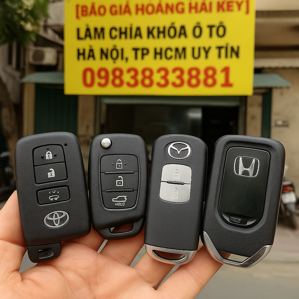 làm chìa khóa ô tô Hà Nội