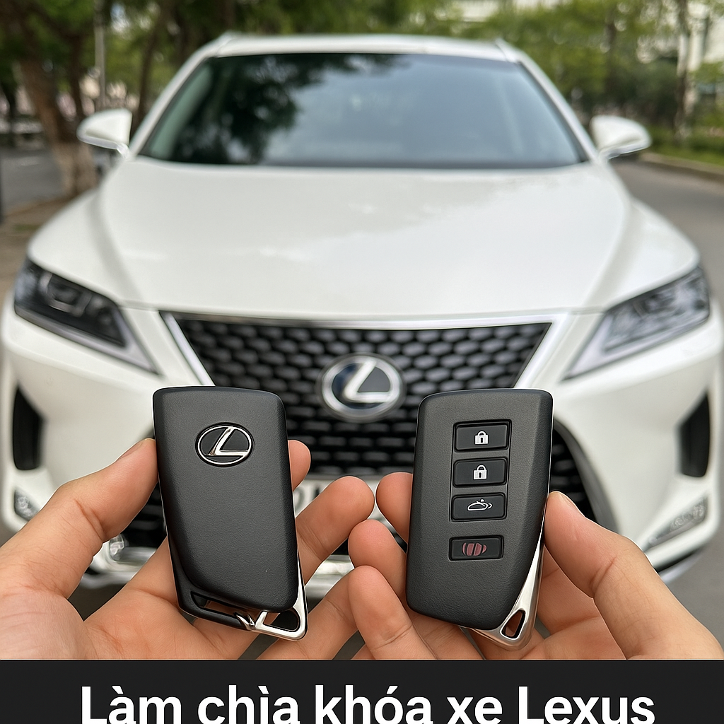 Hoàng Hải Key làm chìa khóa ô tô Lexus uy tín tại Hà Nội