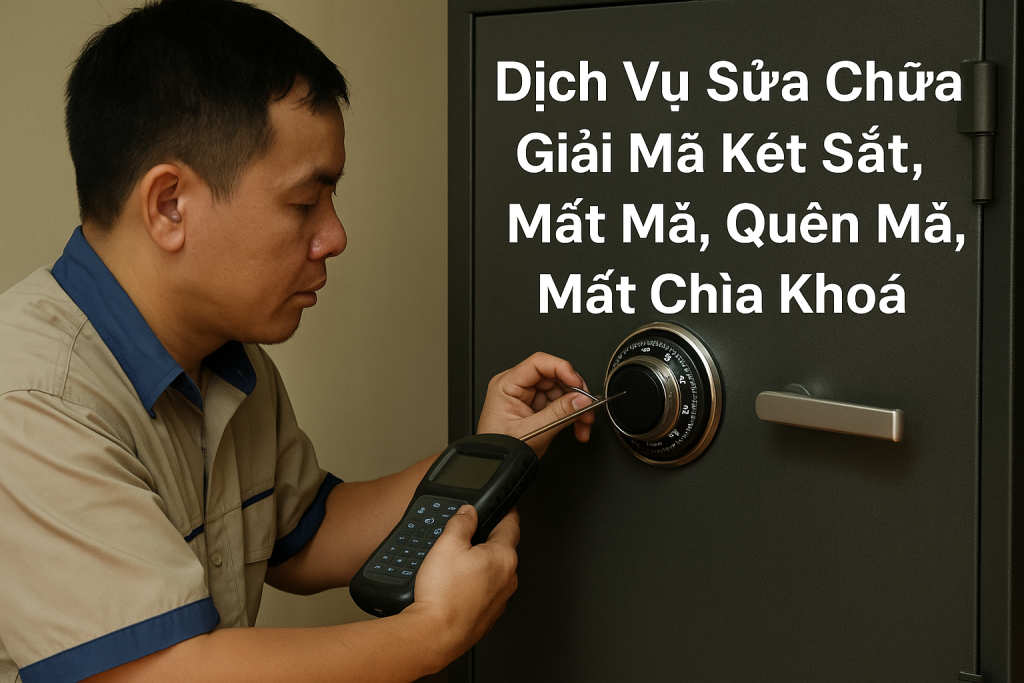 sửa chữa giải mã két sắt