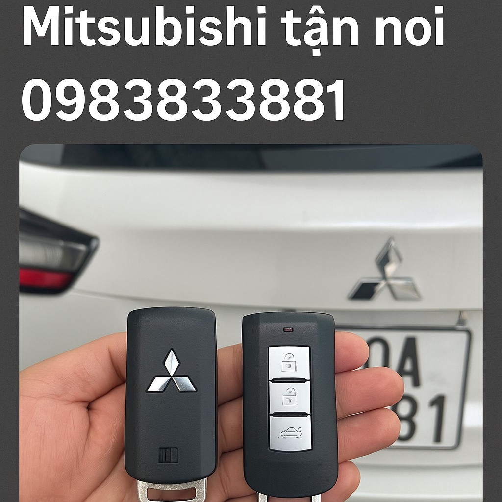 Hoàng Hải Key làm chìa khóa ô tô Mitsubishi uy tín tại Hà Nội