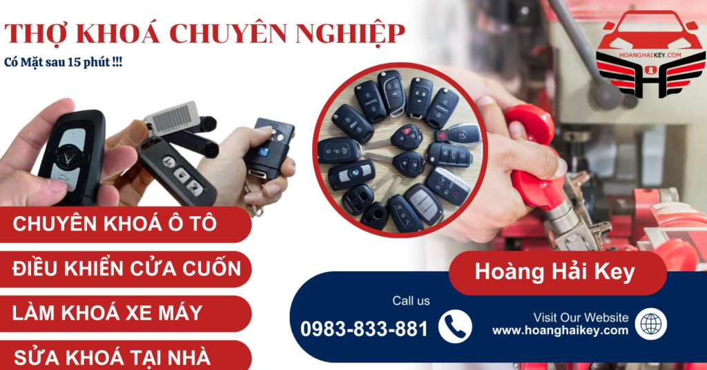 Làm chìa khóa ô tô tại Hà Nội