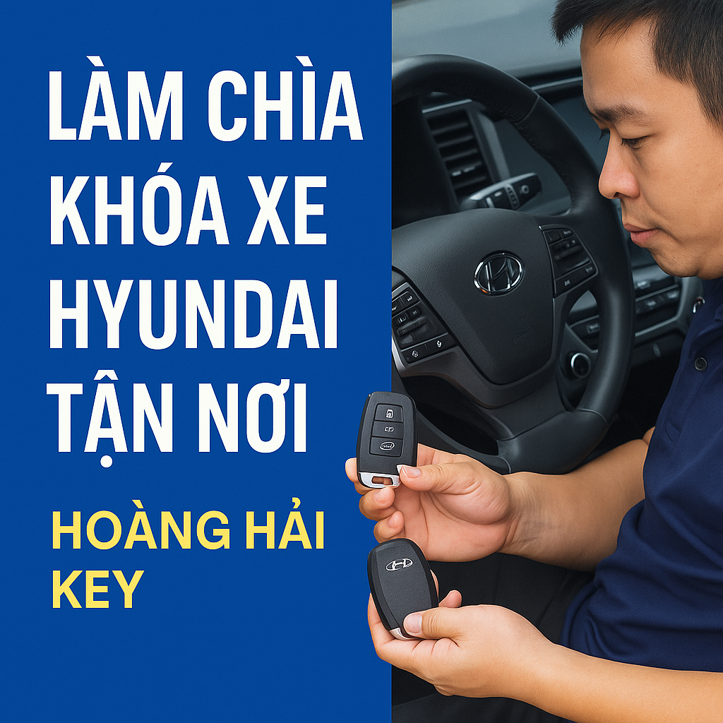 làm chìa khóa xe Hyundai tận nơi tại Hà Nội