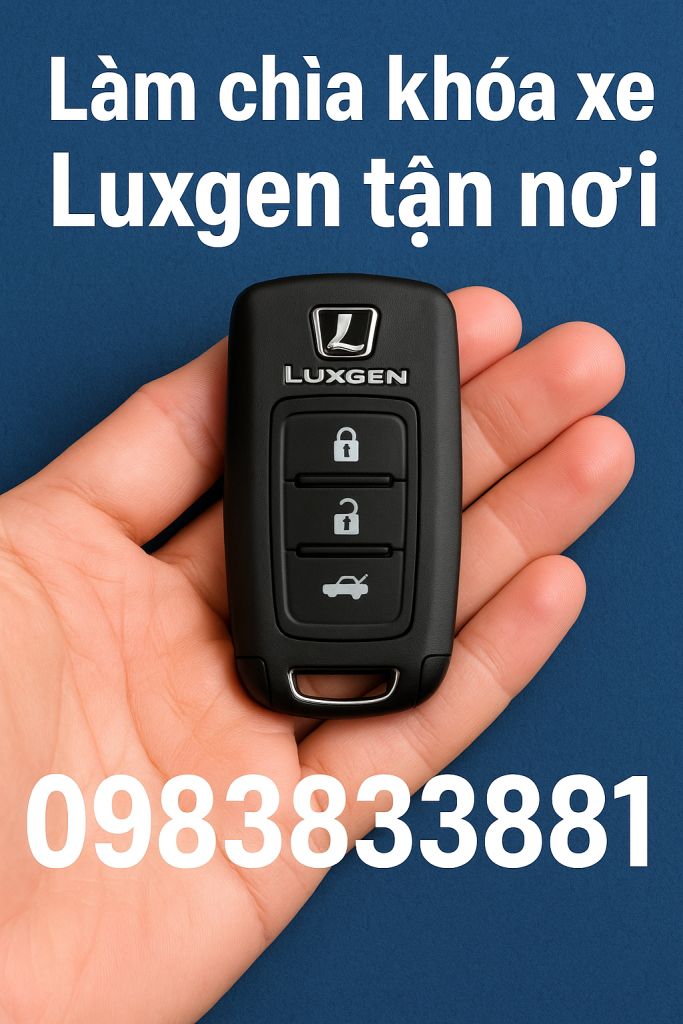 Làm chìa khóa xe Luxgen tận nơi tại Hà Nội - Hoàng Hải Key
