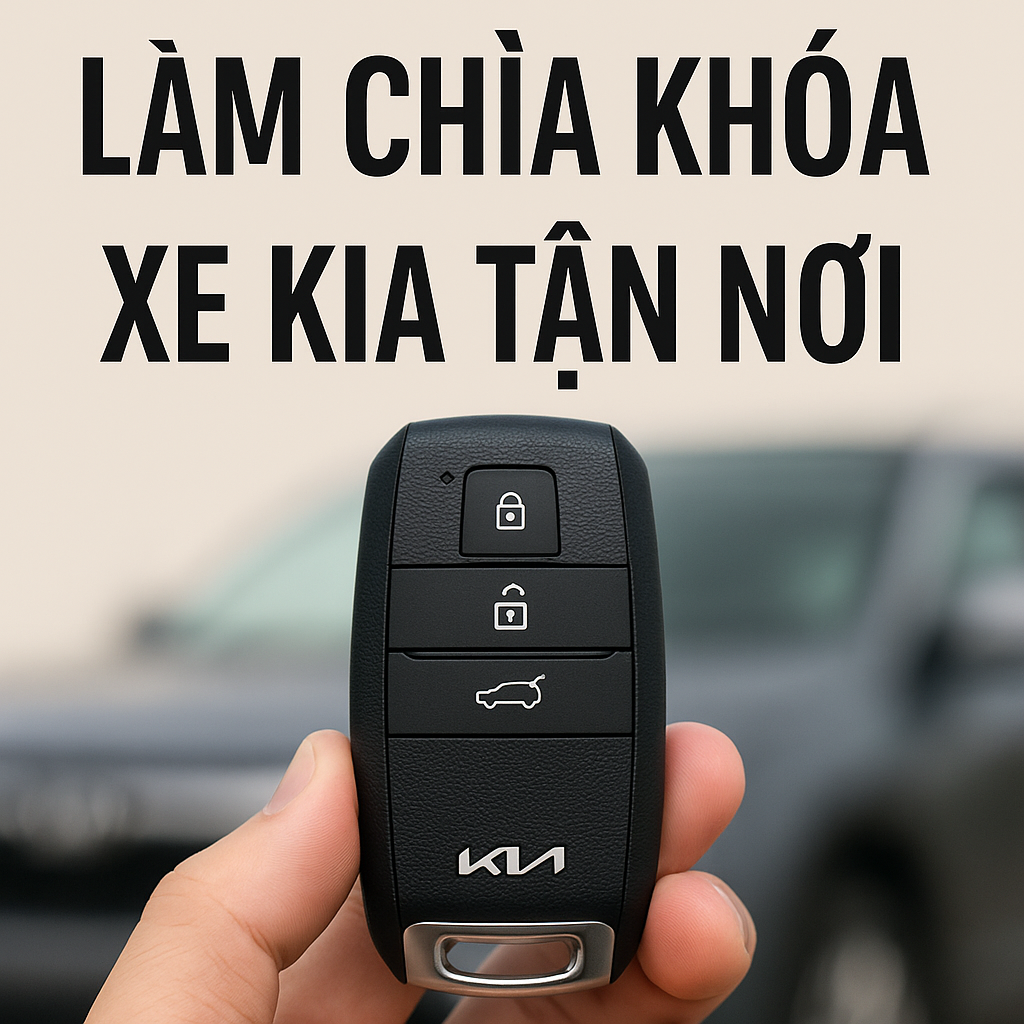 Hoàng Hải Key làm chìa khóa ô tô KIA uy tín tại Hà Nội
