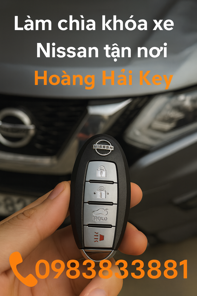 Hoàng Hải Key làm chìa khóa xe Nissan