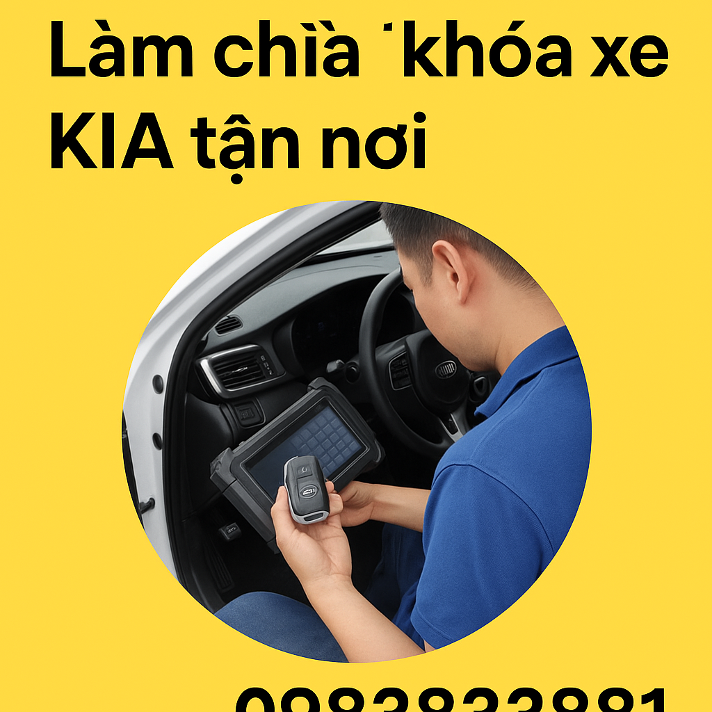 Làm chìa khóa xe KIA tận nơi tại Hà Nội - Hoàng Hải Key