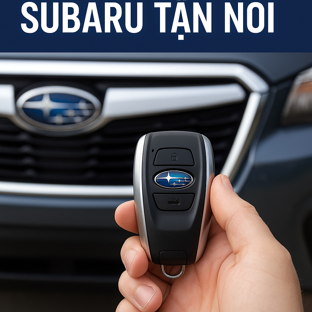 Thợ Hoàng Hải Key lập trình chìa khóa smartkey xe Subaru tại Hà Nội