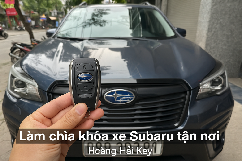 Làm chìa khóa xe Subaru tận nơi tại Hà Nội - Hoàng Hải Key