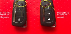 Cách phân biệt chìa khóa ô tô chính hãng