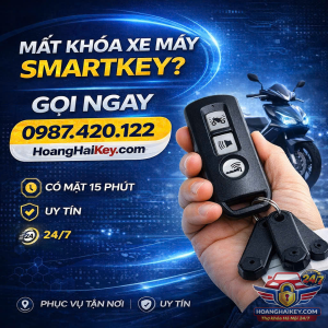 Làm Khóa Smartkey Yamaha Hà Nội – Nhanh, Giá Tốt