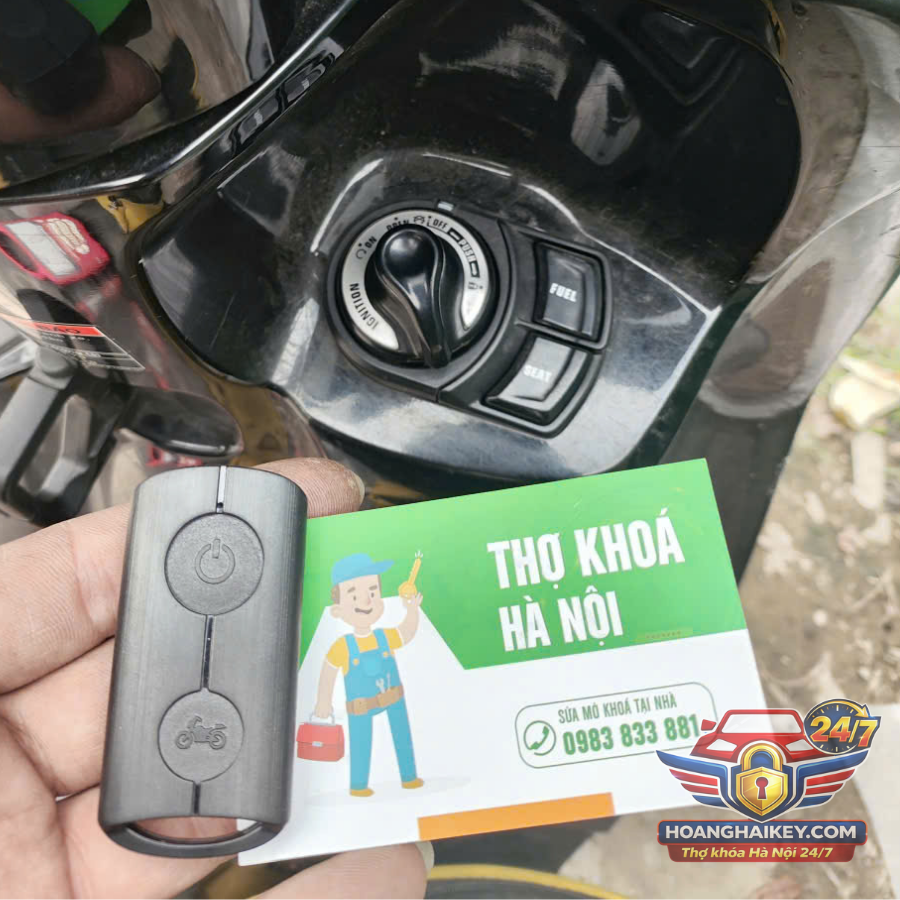 Làm lại smartkey xe máy nhanh