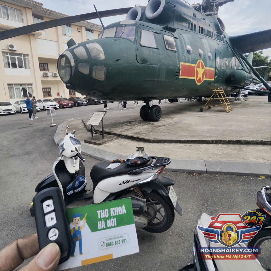 Mở khóa xe máy tại nhà nhanh