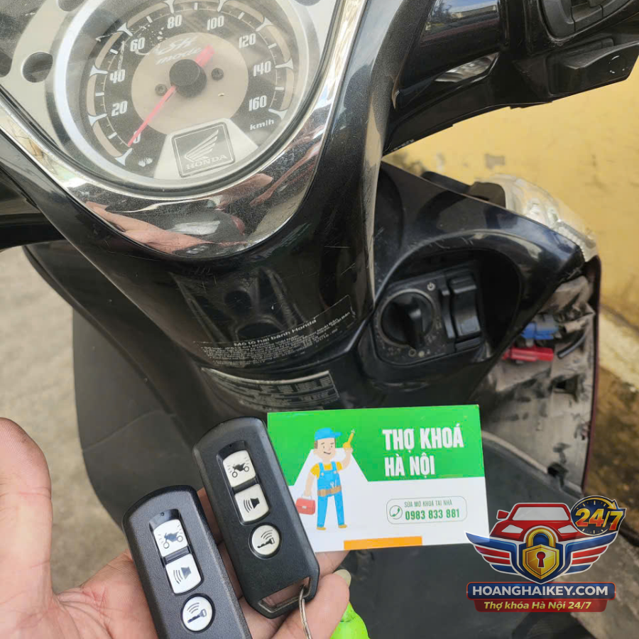 Khóa smartkey xe máy bị lỗi tại Hà Nội
