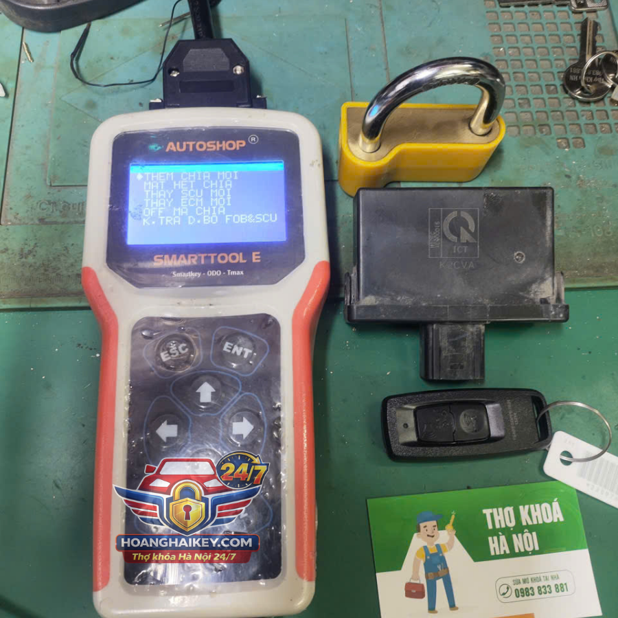 Cài smartkey honda nhanh tại chỗ