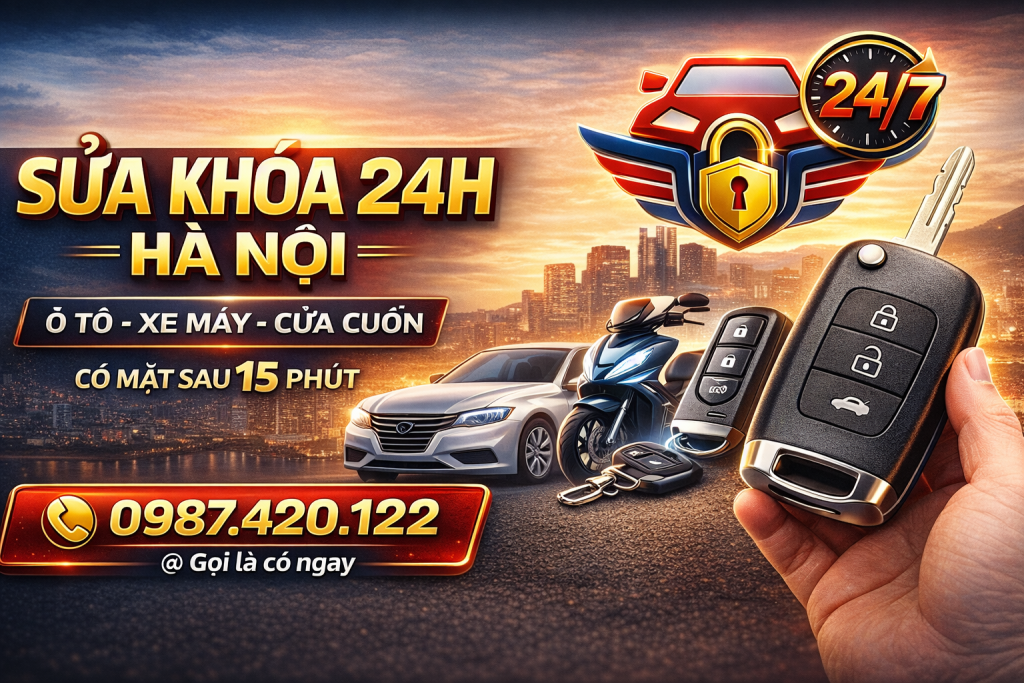 thợ sửa khóa 24h Hà Nội